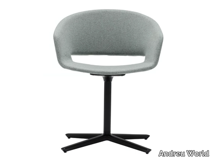 RONDA SO0465 - Swivel upholstered with 4-spoke base chair _ Andreu World