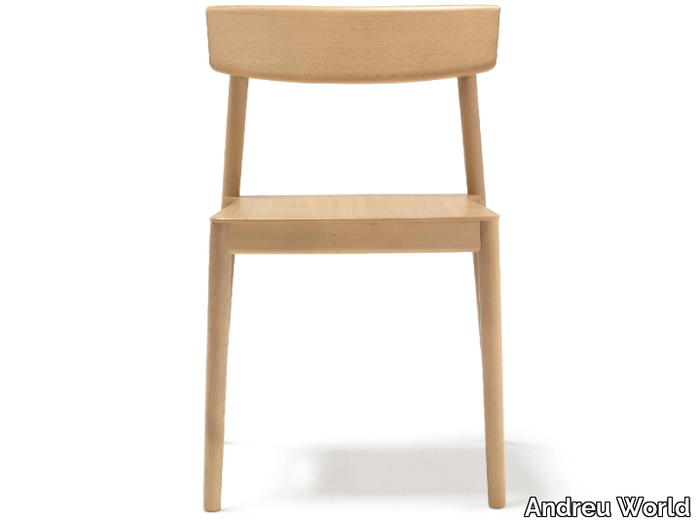 SMART SI0610 - Stackable wooden chair _ Andreu World