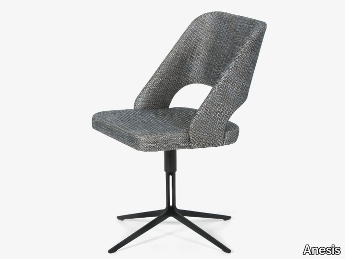 POLLENA - Swivel with 4-spoke base fabric chair _ Anesis