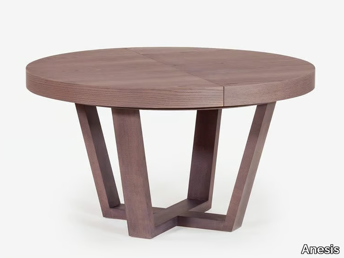 ROTORRA - Extending solid wood dining table _ Anesis