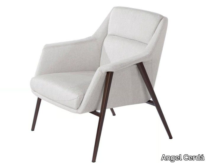 5010 - Fabric armchair with armrests _ Angel Cerdá