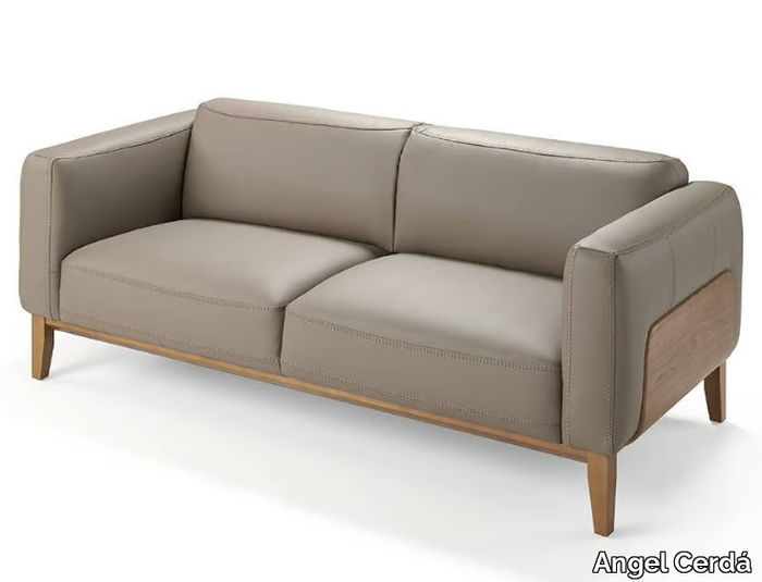 6029 - 3 seater leather sofa _ Angel Cerdá