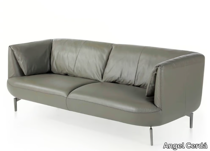 6037 - 3 seater leather sofa _ Angel Cerdá