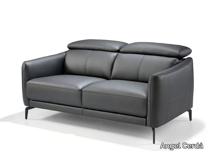 6058 - 2 seater leather sofa _ Angel Cerdá