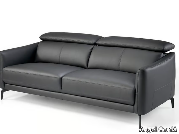 6059 - 3 seater leather sofa _ Angel Cerdá