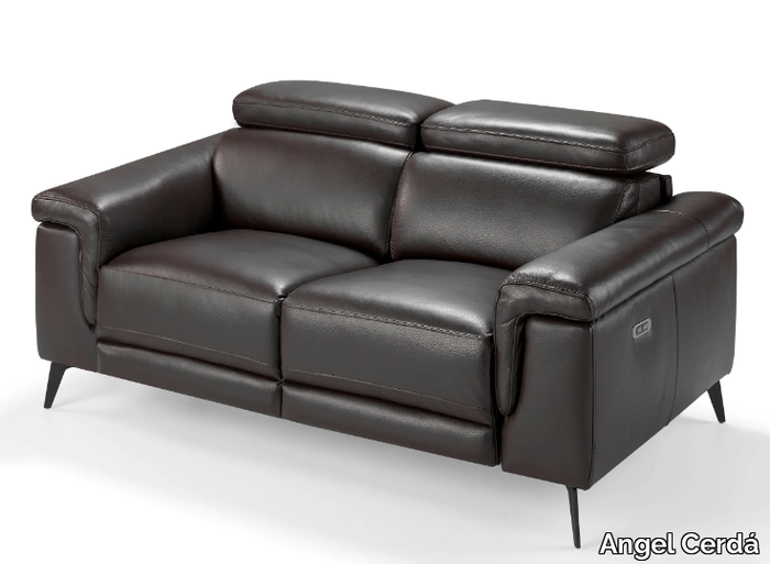 6050 - 2 seater leather sofa with electric motion _ Angel Cerdá