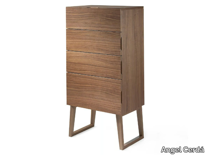 7024 - Walnut chest of drawers _ Angel Cerdá