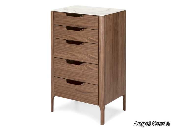 7039 - Walnut chest of drawers _ Angel Cerdá