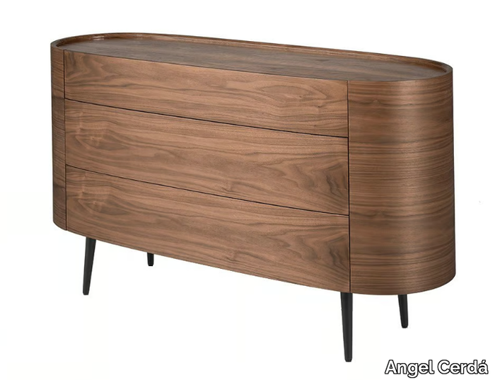 7075 - Walnut chest of drawers _ Angel Cerdá