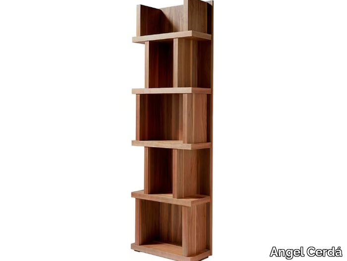 3024 - Open freestanding wooden bookcase _ Angel Cerdá