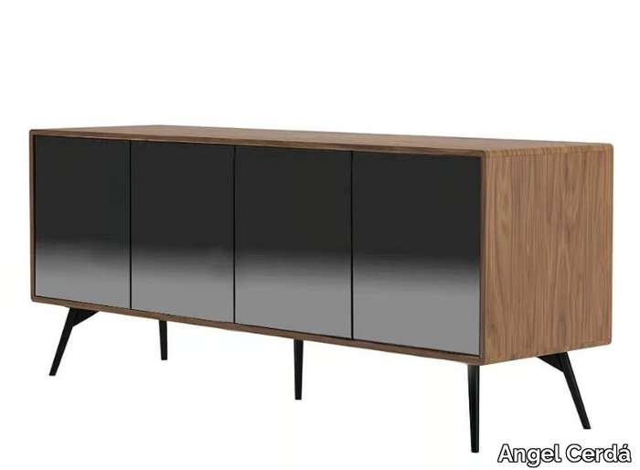 3061 - Walnut sideboard with doors _ Angel Cerdá