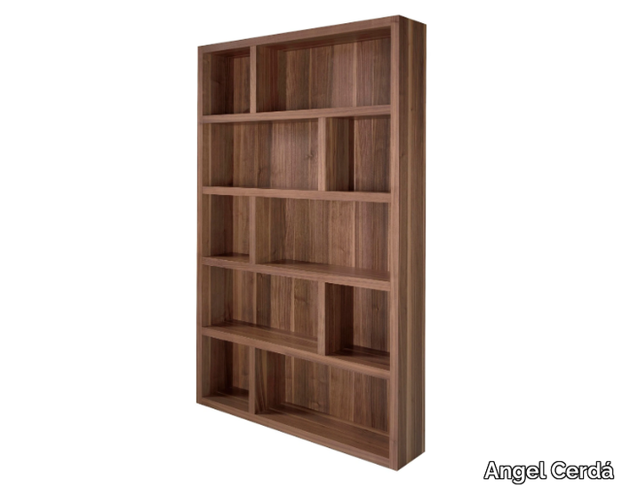 3180 - Open walnut bookcase _ Angel Cerdá