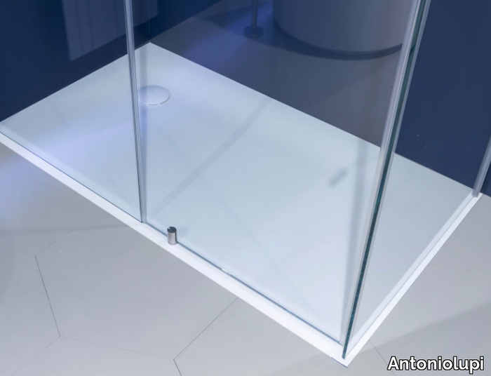 00 - Extra flat Corian® shower tray _ Antoniolupi