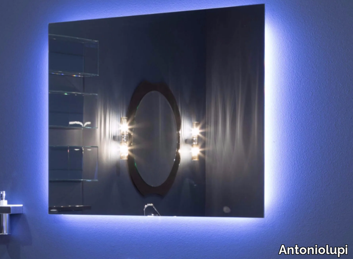 NEUTRO & NEUTRO LED - Wall-mounted bathroom mirror with integrated lighting _ Antoniolupi