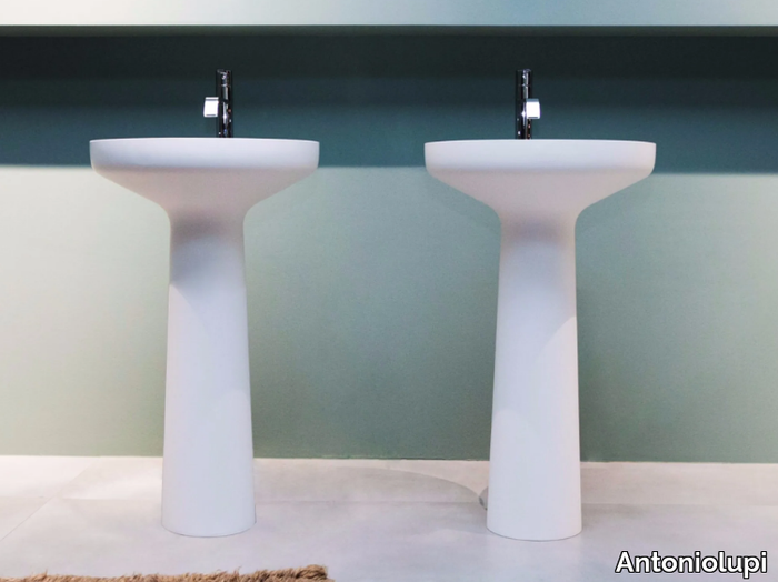 AGO85 - Freestanding Flumood® washbasin _ Antoniolupi