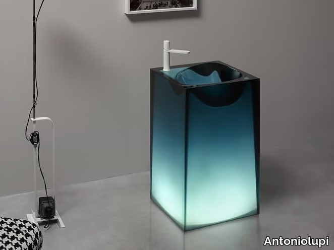 ASTRO - Freestanding Cristalmood® washbasin _ Antoniolupi