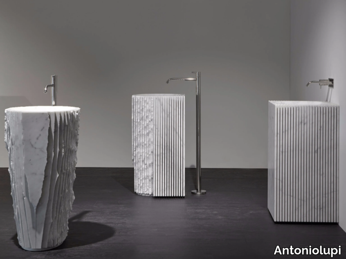 CONTROVERSO - Freestanding marble washbasin _ Antoniolupi