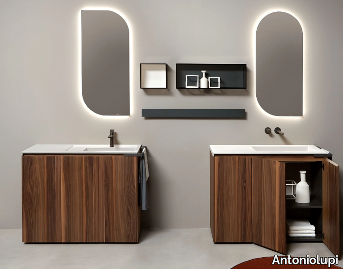 PIANA - Floor-standing vanity unit with doors _ Antoniolupi