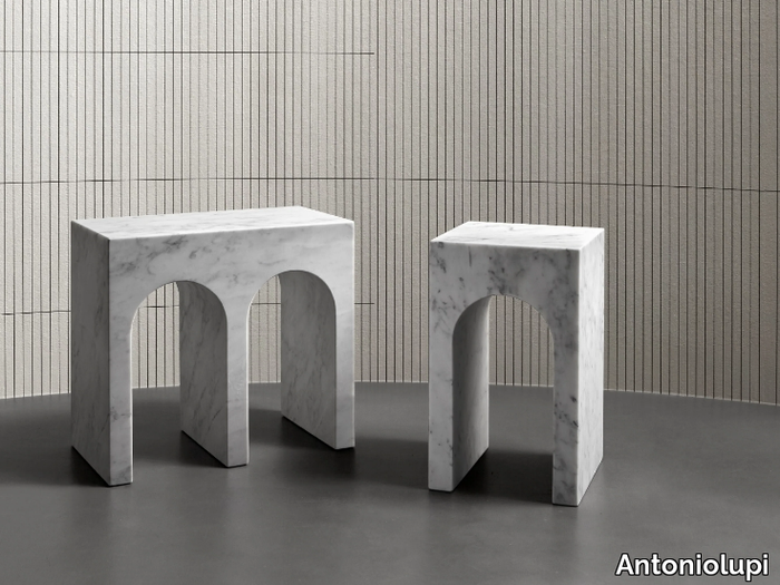 ROMA - Rectangular marble coffee table _ Antoniolupi