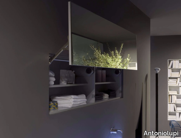 SEGRETO - Bathroom mirror with cabinet _ Antoniolupi