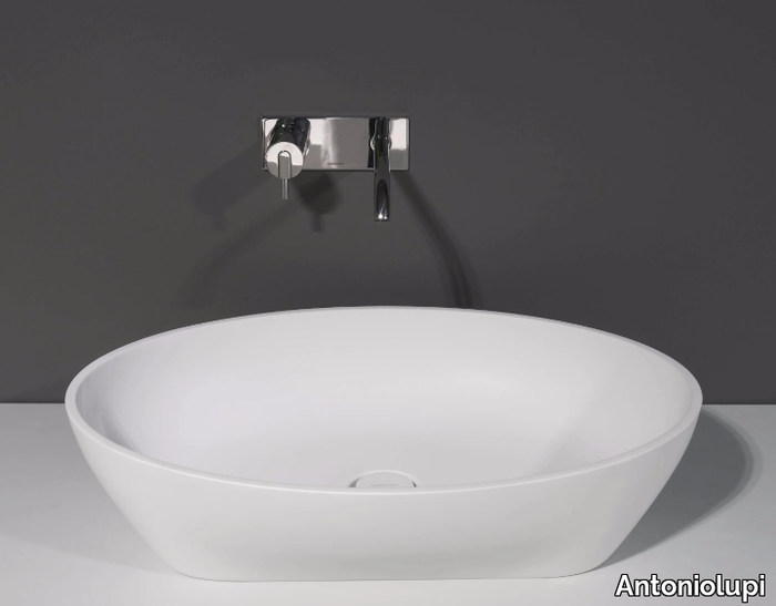 SOLIDEA - Countertop Cristalplant® washbasin _ Antoniolupi