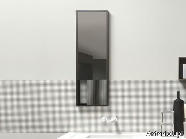 TRATTEGGIO - Rectangular wall-mounted bathroom mirror _ Antoniolupi