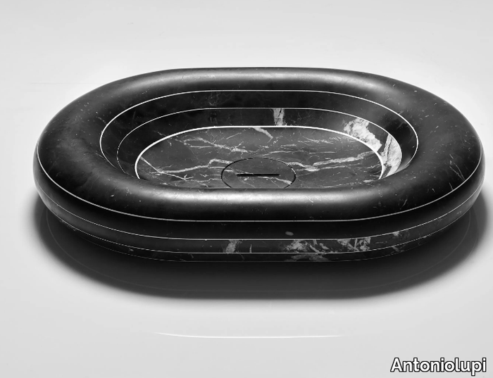 RIGATI - Countertop oval marble washbasin _ Antoniolupi