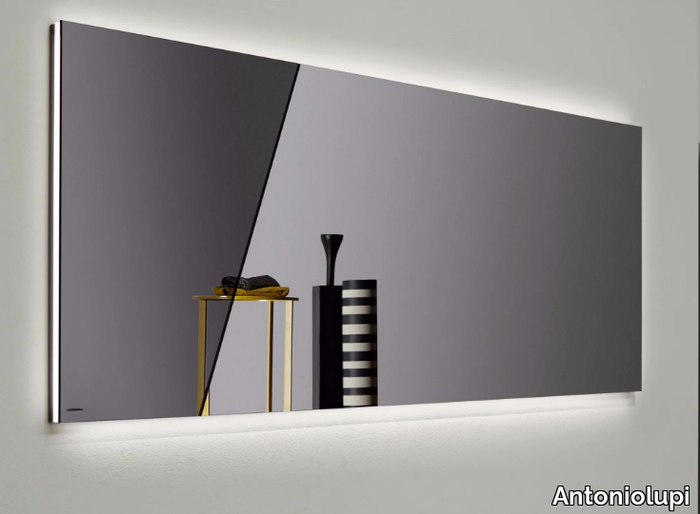 APICE - Wall-mounted bathroom mirror with integrated lighting _ Antoniolupi