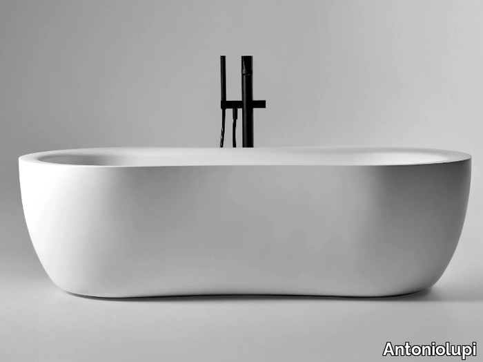 FIDA - Freestanding natural stone bathtub _ Antoniolupi