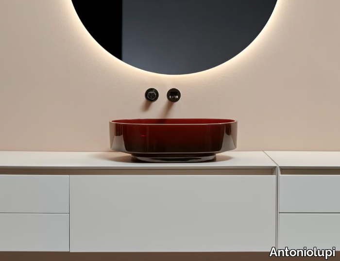 BORGHI - Countertop oval Cristalmood® washbasin _ Antoniolupi