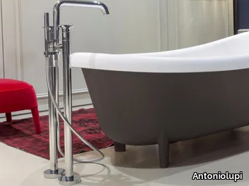 TIMBRO - Floor standing bathtub tap with hand shower _ Antoniolupi