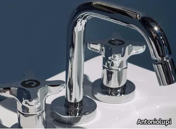 TIMBRO - 3 hole countertop washbasin tap _ Antoniolupi