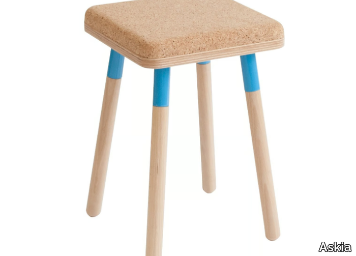 MARCO - Low cork stool _ Askia