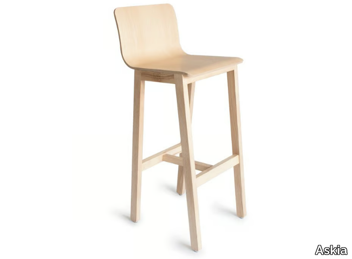 VERSION 3 - High ash stool with footrest _ Askia