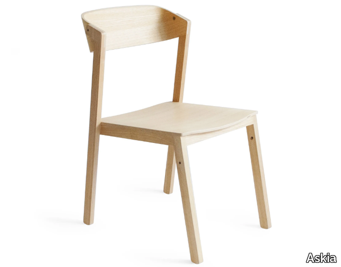 ATELIER - Stackable ash chair _ Askia