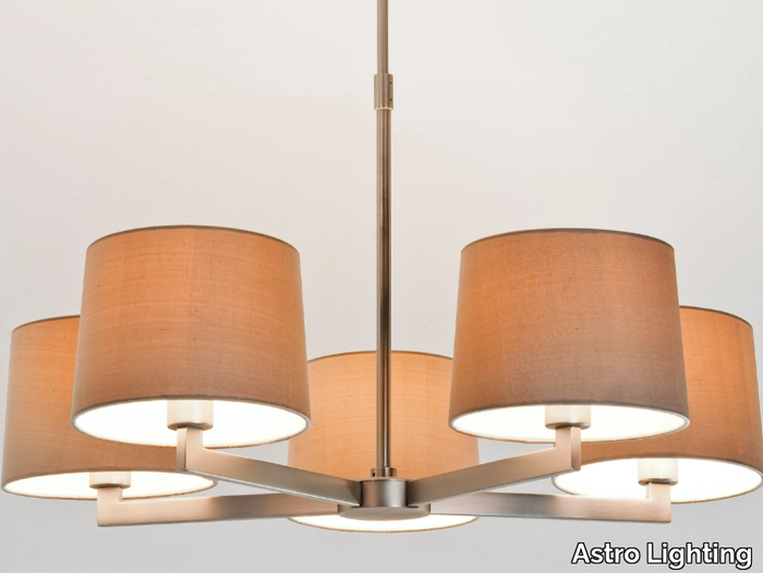 MARTINA 5 - LED pendant lamp in fabric and metal _ Astro Lighting