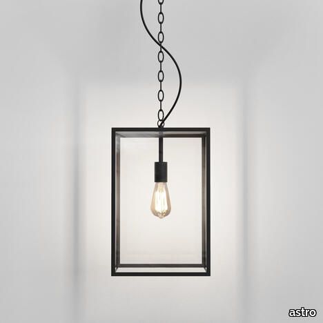 Homefield Pendant 450 Textured Black