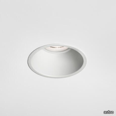 Minima Round LED Textured White