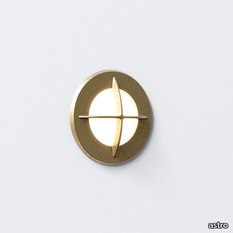 Arran Round LED Solid Brass