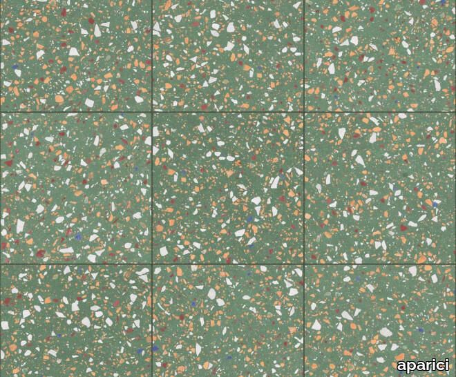 Terrazzo Green Natural 60x60cm G-3170