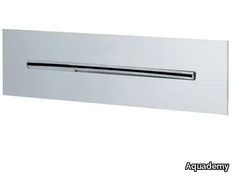 QUADRO INWATERFALL - Wall-mounted stainless steel waterfall spout _ Aquademy