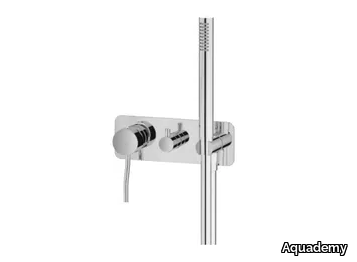 TONDO 3 WAY KIT - Shower mixer with hand shower _ Aquademy