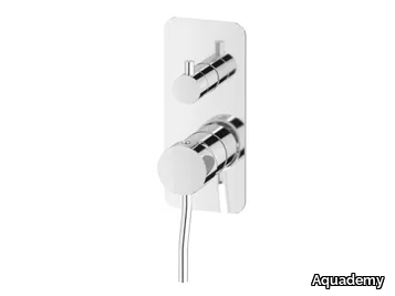 TONDO 3 WAY - 2 hole shower mixer with diverter _ Aquademy