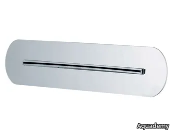 TONDO INWATERFALL - Wall-mounted stainless steel waterfall spout _ Aquademy