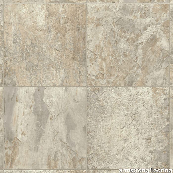 Traditions | G5290Saratoga Stone Vinyl Sheet - Cafe Creme