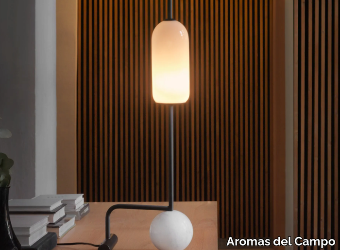 FUNN - Marble table lamp with fixed arm _ Aromas del Campo