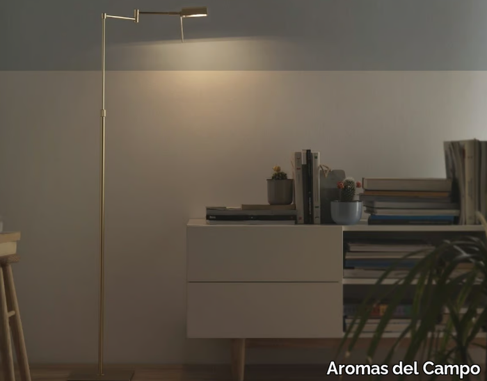 LENG - Adjustable metal floor lamp _ Aromas del Campo