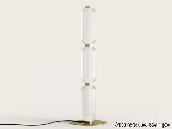 ELMA - LED glass floor lamp with dimmer _ Aromas del Campo