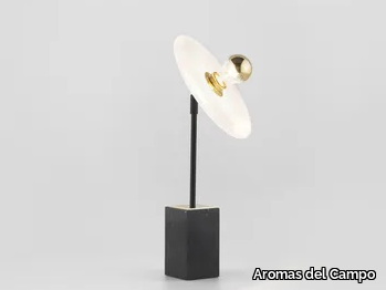 SUN LIGHT - Marble table lamp _ Aromas del Campo