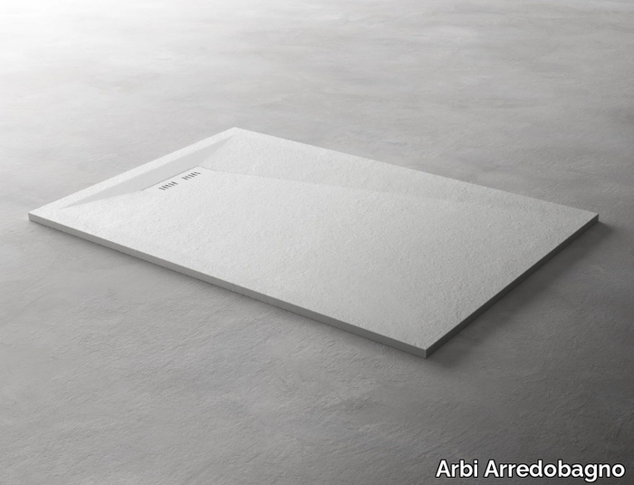 SYNTHESIS - Rectangular composite material shower tray _ Arbi Arredobagno